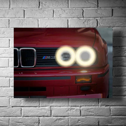 GearXpress poster of the legendary BMW M3 E30, displayed as "The Original M3" wall art